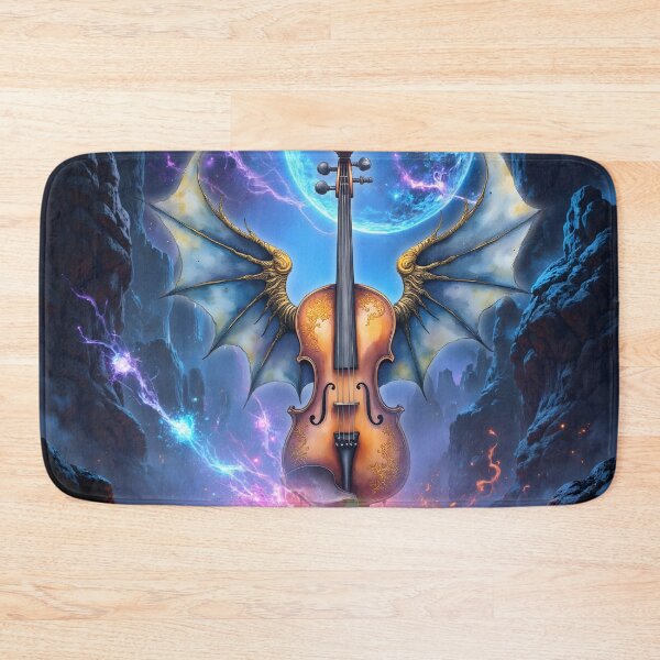 Item preview, The Winged Violin of Moonlit Realms designed and sold by nicky2342.