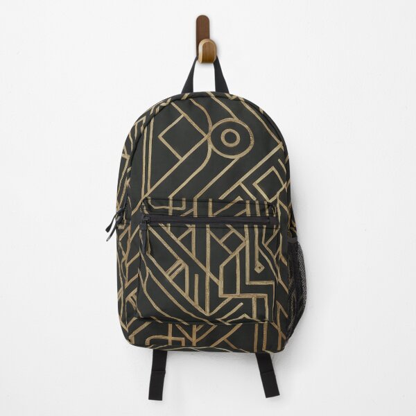 Item preview, Black and Gold Art Deco Geometric Pattern | Luxury 1920s Glam Seamless Design designed and sold by Tamas Das.