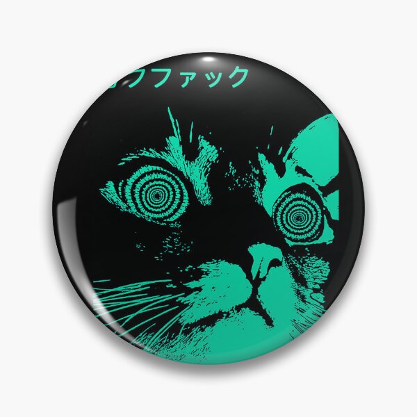 Item preview, Vaporwave Cool Cat Japanese Urban Neon Style designed and sold by AZZOUZDESIGNER.
