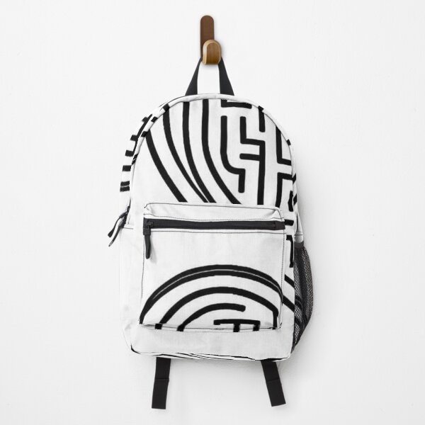 Item preview, Heart shaped mazes Relaxing Black and White Line Art designed and sold by Kookyclan.
