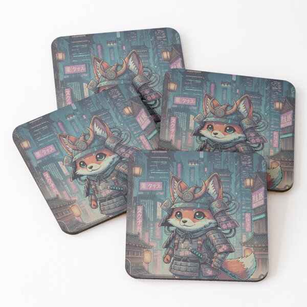 Item preview, Cyber Samurai Kitsune designed and sold by FoxVibes.