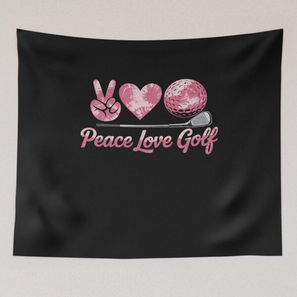 Item preview, Funny Peace Love Golf Player Sport Lovers designed and sold by lamsaoniutoi.