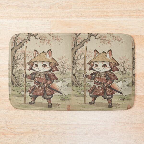 Item preview, The Kitsune Samurai's Spring Vigil designed and sold by FoxVibes.