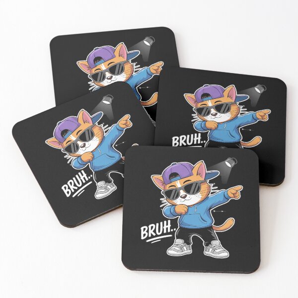Item preview, Dabbing Cat Bruh Bro Pet Dab Meme Humor Men Teens Boys designed and sold by FadeOfThrone.