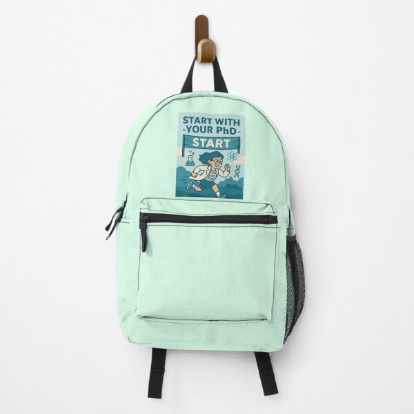 Item preview, Start with Your PhD – Female Cartoon Scientist Marathon designed and sold by gre47.