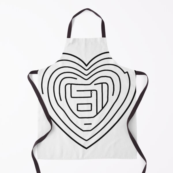 Item preview, Lybirth shaped mazes Relaxing Black and White Line Art designed and sold by Kookyclan.