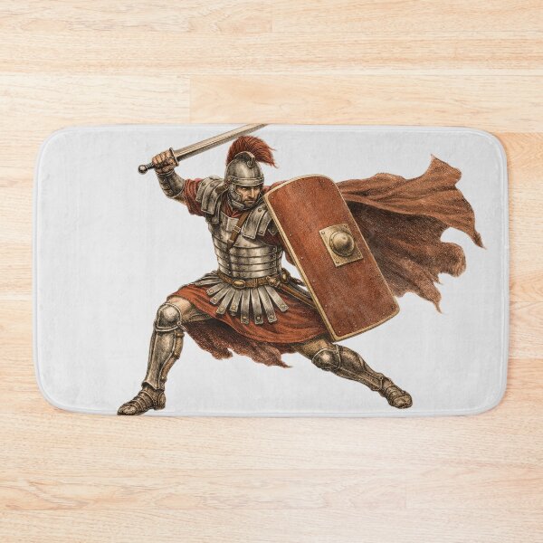 Item preview, Roman Legionnaire Battle Warrior Art designed and sold by Retr0Tshirts.