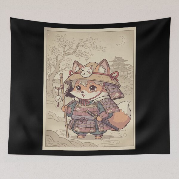 Item preview, The Tiny Kitsune Guardian designed and sold by FoxVibes.