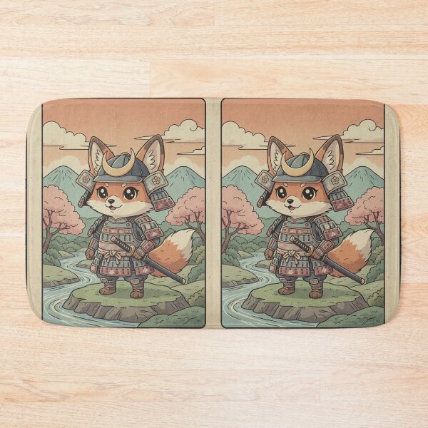 Item preview, The Brave Kitsune Samurai designed and sold by FoxVibes.