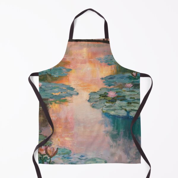 Item preview, Claude Monet Water Lilies Painting | Impressionist Pond with Bridge | Tranquil Fine Art Print designed and sold by Tamas Das.