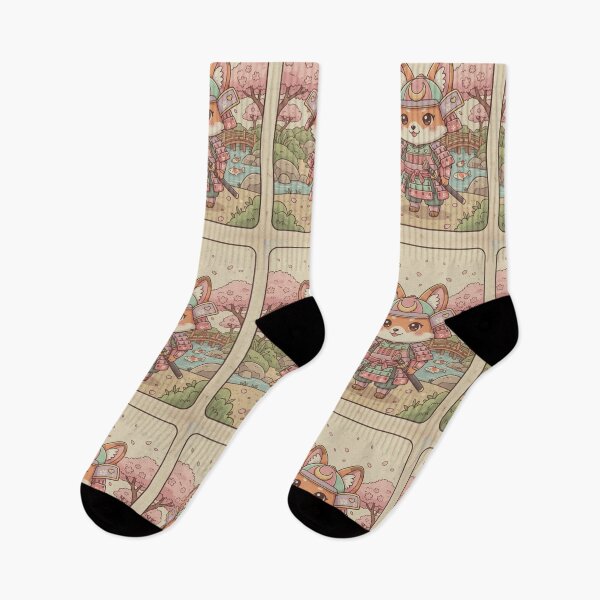 Item preview, Kitsune of the Cherry Blossoms designed and sold by FoxVibes.