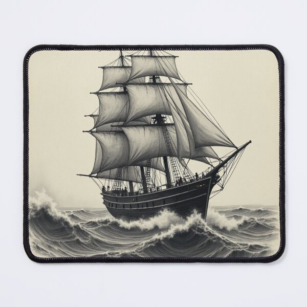 Item preview, Galleon on Stormy Seas designed and sold by magdalashore.