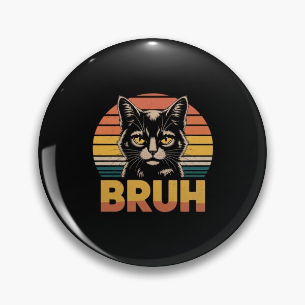 Item preview, Meme saying Bruh Cat Men Women Kids designed and sold by FadeOfThrone.