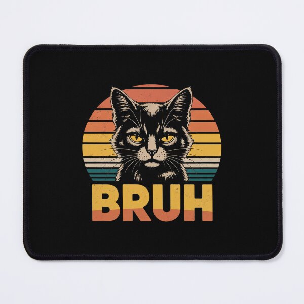Item preview, Meme saying Bruh Cat Men Women Kids designed and sold by FadeOfThrone.