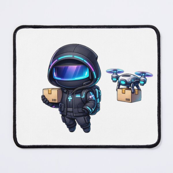 Item preview, Delivery Bot – Futuristic Courier Droid designed and sold by the-dovlat.