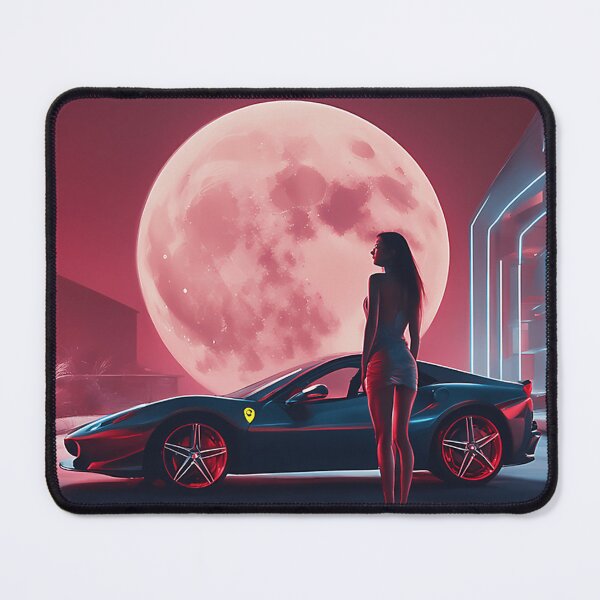 Item preview, Supercar And Woman Art designed and sold by Mrs. Altaf M. Altaf.