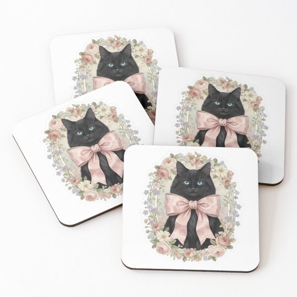 Item preview, Vintage Cat With Bow stickers  designed and sold by snehminshi.