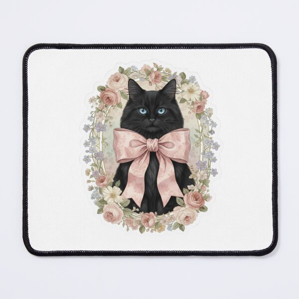 Item preview, Vintage Cat With Bow stickers  designed and sold by snehminshi.