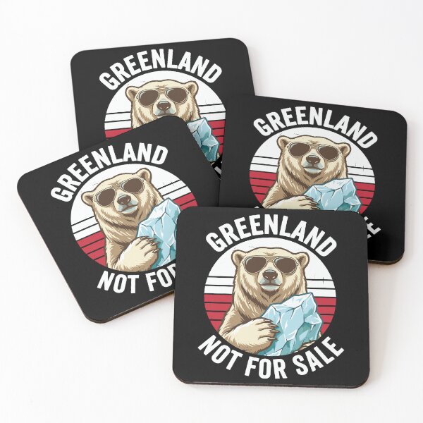 Item preview, Greenland Not for Sale Greenland Flag Bear Greenlanders designed and sold by Artifyo.