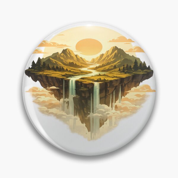Item preview, Floating Valley Fantasy Landscape designed and sold by Artistmonkey345.