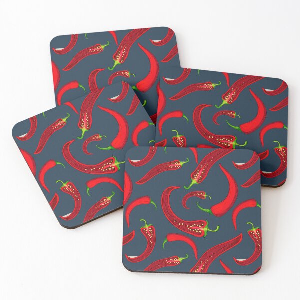 Item preview,  Red chili peppers designed and sold by babanovaesha.