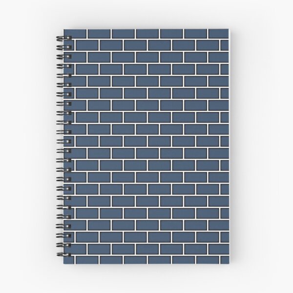 Item preview, Modern Dark Blue Brick Wall Pattern - Minimalist Urban Architecture Art designed and sold by T-I-D-E.