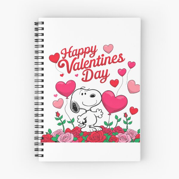 Item preview, Happy Valentines Day, cute snoopy with love hearts designed and sold by nicnacc.