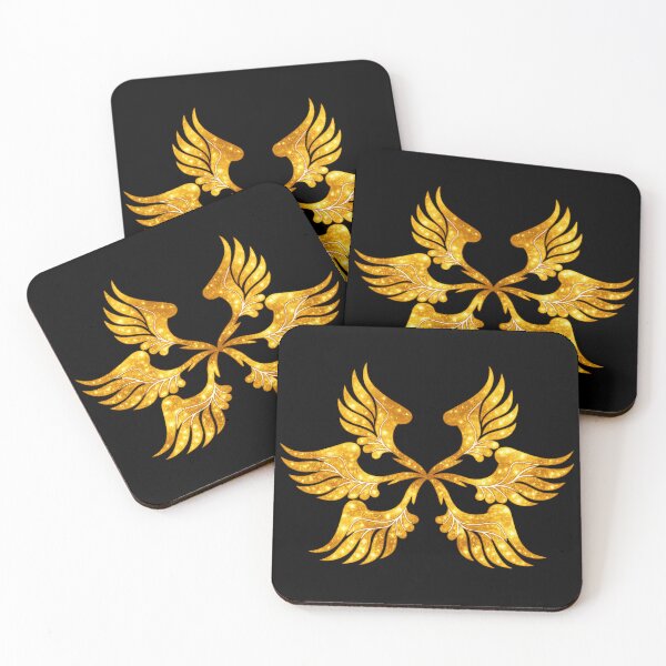 Item preview, Symmetrical Phoenix Wings Illustration designed and sold by Reminixi.