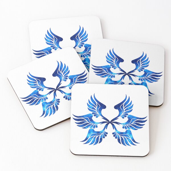 Item preview, Symmetrical Phoenix Wings Illustration designed and sold by Reminixi.