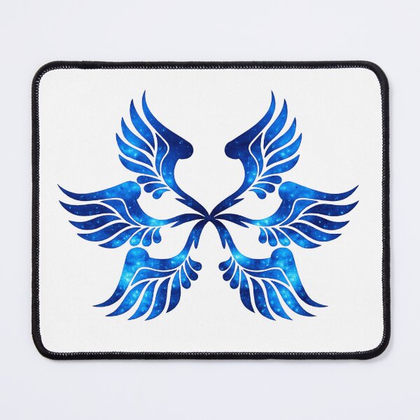Item preview, Symmetrical Phoenix Wings Illustration designed and sold by Reminixi.