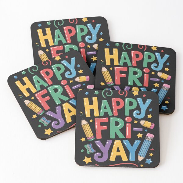 Item preview, Happy Fri-Yay Teacher Fry Yay Friday Weekend Cute Fri-Yay designed and sold by lamsaoniutoi.
