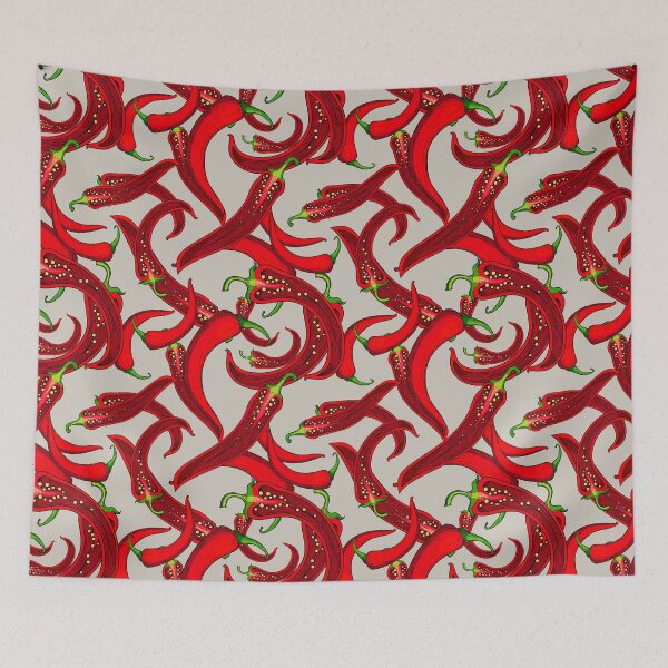 Item preview,   Red chili peppers designed and sold by babanovaesha.