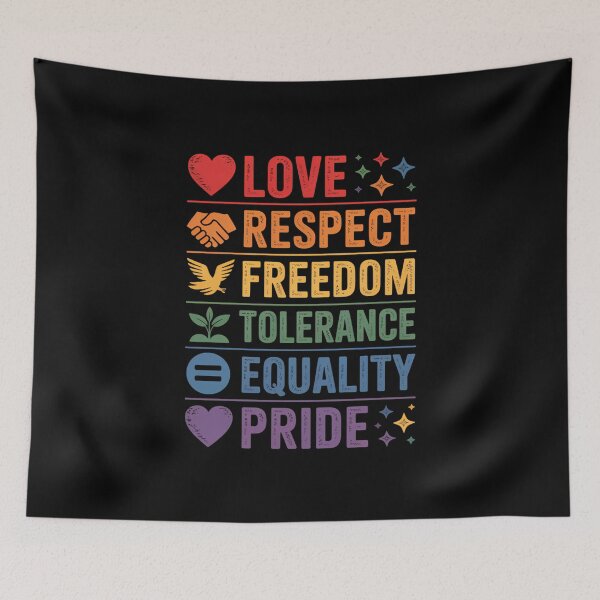 Item preview, Rainbow Pride Social Justice designed and sold by TikCore.