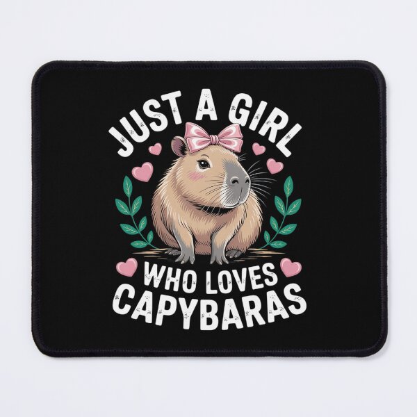Item preview, Just Girl Who Loves Capybaras Capy Rodent Girls Kids Women designed and sold by MarryIsMonth.