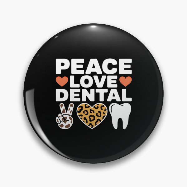 Item preview, Leopard Peace Love Dental Cute Dentist Heart designed and sold by TikCore.