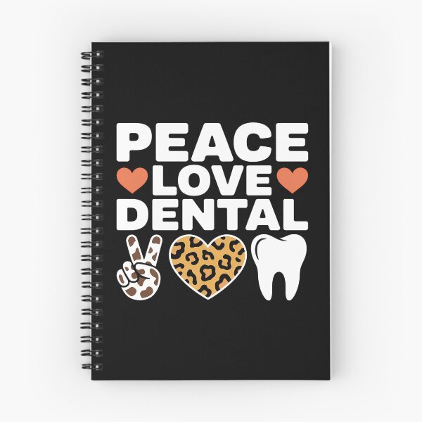 Item preview, Leopard Peace Love Dental Cute Dentist Heart designed and sold by TikCore.