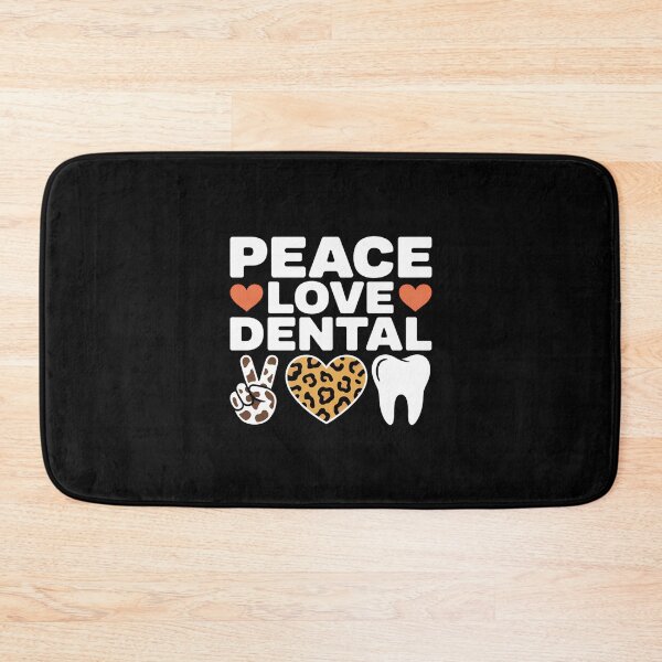 Item preview, Leopard Peace Love Dental Cute Dentist Heart designed and sold by TikCore.