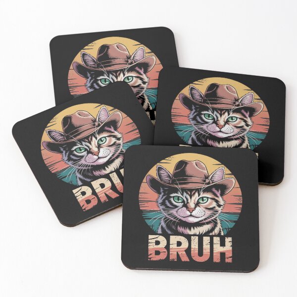 Item preview, Cat Bruh Meme Cowboy Cat Western Teens Kids designed and sold by MarryIsMonth.