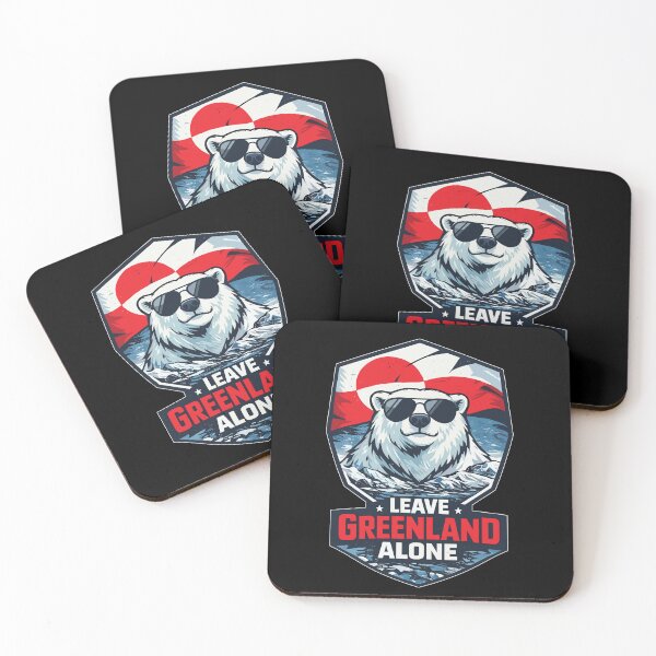 Item preview, Leave Greenland Alone Greenland Flag Bear Greenlanders designed and sold by Artifyo.