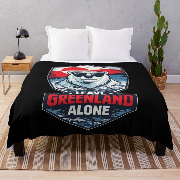 Item preview, Leave Greenland Alone Greenland Flag Bear Greenlanders designed and sold by Artifyo.