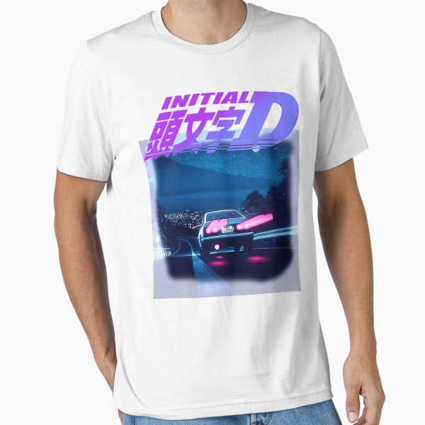Initial D Neon AE86 Essential T-Shirt