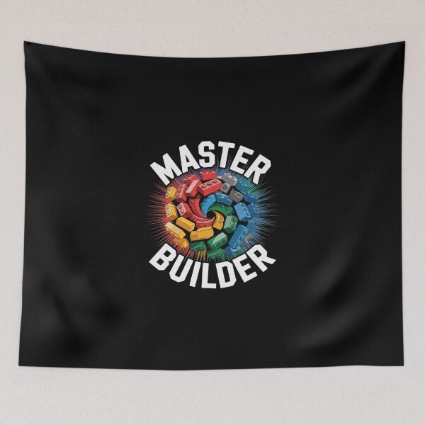 Item preview, Master Builder Bricks Blocks Play Toys 5 designed and sold by SyntaxClaw.