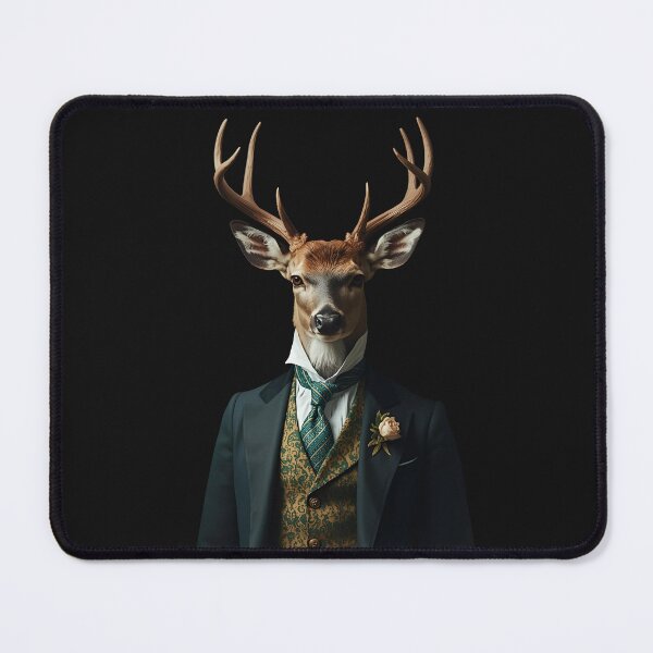 Item preview, Victorian Gentleman Stag Portrait designed and sold by EnviousPrints.