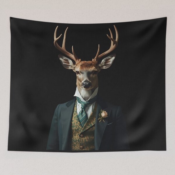 Item preview, Victorian Gentleman Stag Portrait designed and sold by EnviousPrints.