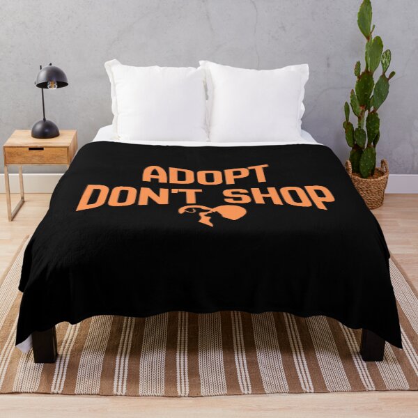 Item preview, ADOPT - DON'T SHOP designed and sold by Pawethic Prints Studio.
