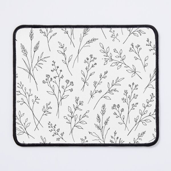 Item preview, Seamless Forest Herbs Botanical Line Art Pattern designed and sold by Fernova.