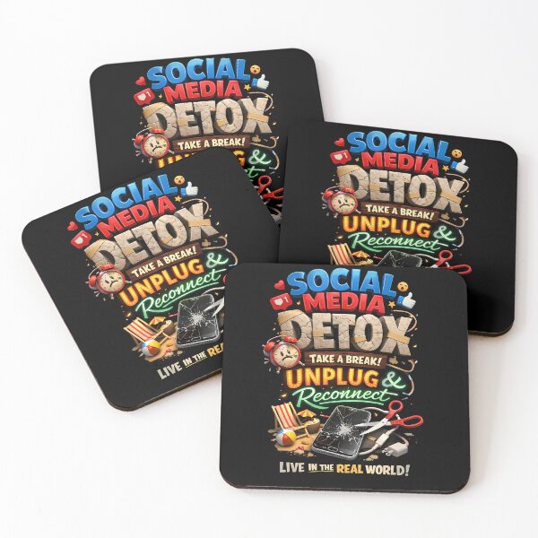 Item preview, Social Media Detox designed and sold by MarkColeImaging.