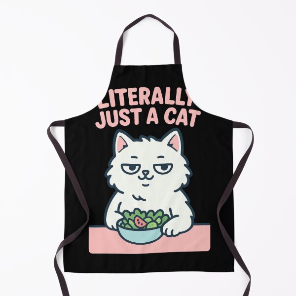 Item preview, Literally Just a Cat Tee – Straightforward Cat Meme Art designed and sold by WhiskerlyGfx.