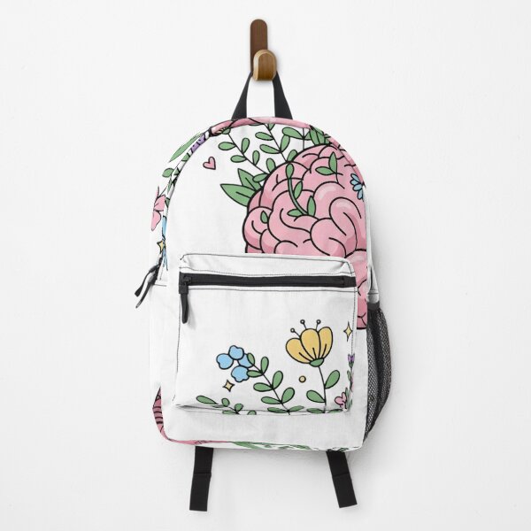 Item preview, Where Thoughts Bloom-soft minimal Brain illustration designed and sold by ChibiBloom.