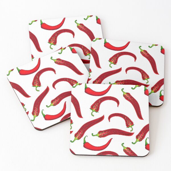 Item preview, Red chili peppers designed and sold by babanovaesha.